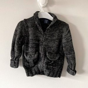 Baby Gap Baby Boys Long Sleeved Zipper Sweater